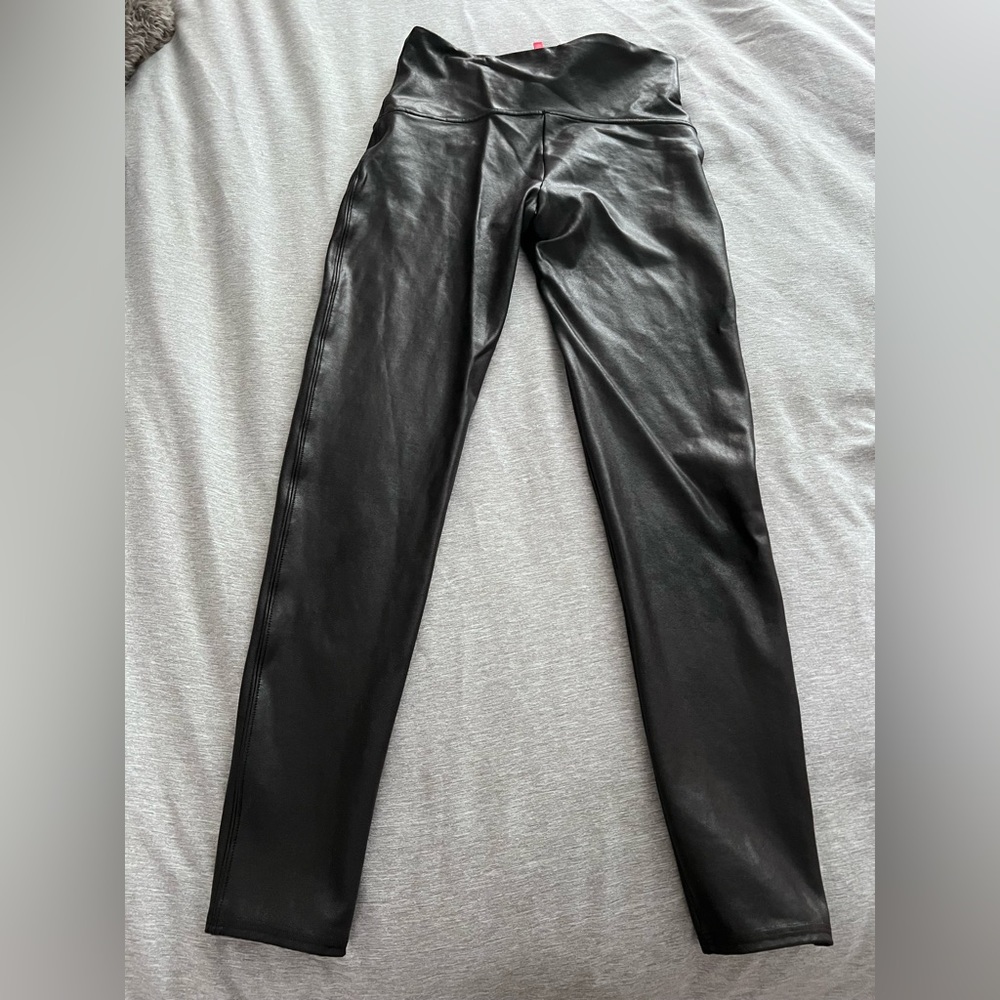 Spanx Faux Leather Leggings, XL